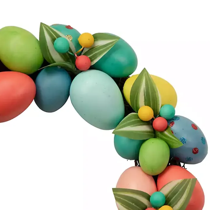 Sale Kirklands Home color Easter Eggs Wreath Multi