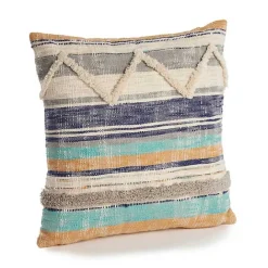 Outlet Kirklands Home Multicolor Geometric Chevron Pillow