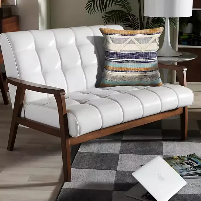 Outlet Kirklands Home Multicolor Geometric Chevron Pillow