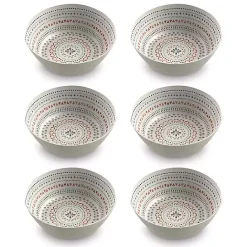 New Kirklands Home color Melamine Malena Cereal Bowls, Set of 6 Multi