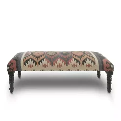 Online Kirklands Home Multicolor Southwestern Geometric Bench