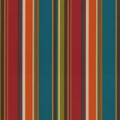 Sale Kirklands Home Multicolor Striped Outdoor Loveseat Cushion