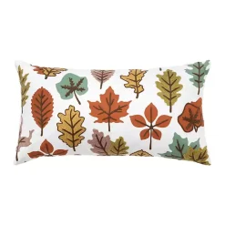 Sale Kirklands Home colored Leaves Harvest Throw Pillow Multi