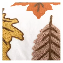 Sale Kirklands Home colored Leaves Harvest Throw Pillow Multi