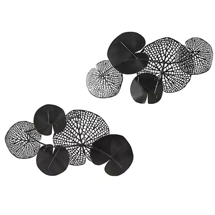 Kirklands Home Multicolored Metal Circles Wall Plaques, Set of 2