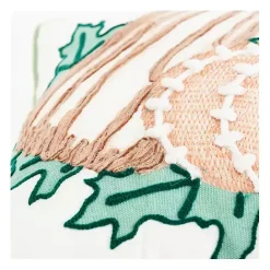 Outlet Kirklands Home colored Pumpkins Embroidered Throw Pillow Multi