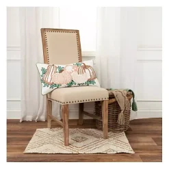 Outlet Kirklands Home colored Pumpkins Embroidered Throw Pillow Multi