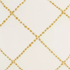 Sale Kirklands Home Mustard Stitched Lattice Throw Pillow