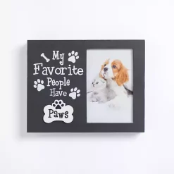 Outlet Kirklands Home My Favorite People Have Paws Black Picture Frame