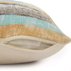 Hot Kirklands Home Myrtle Tufted Stripes Lumbar Pillow