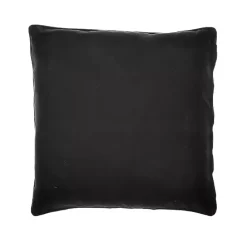 Discount Kirklands Home Natural & Black Embroidered Floral Throw Pillow