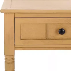 Clearance Kirklands Home Natural 2- Drawer Samantha Console Table Tan
