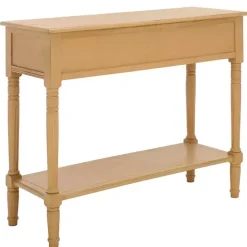 Clearance Kirklands Home Natural 2- Drawer Samantha Console Table Tan