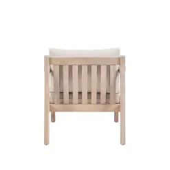 Discount Kirklands Home Natural Acacia Wood 2-pc. Outdoor Accent Chair Set Tan