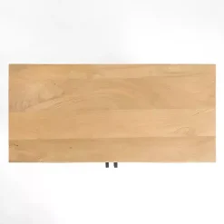 Outlet Kirklands Home Natural Arch Cane and Wood Cabinet Tan