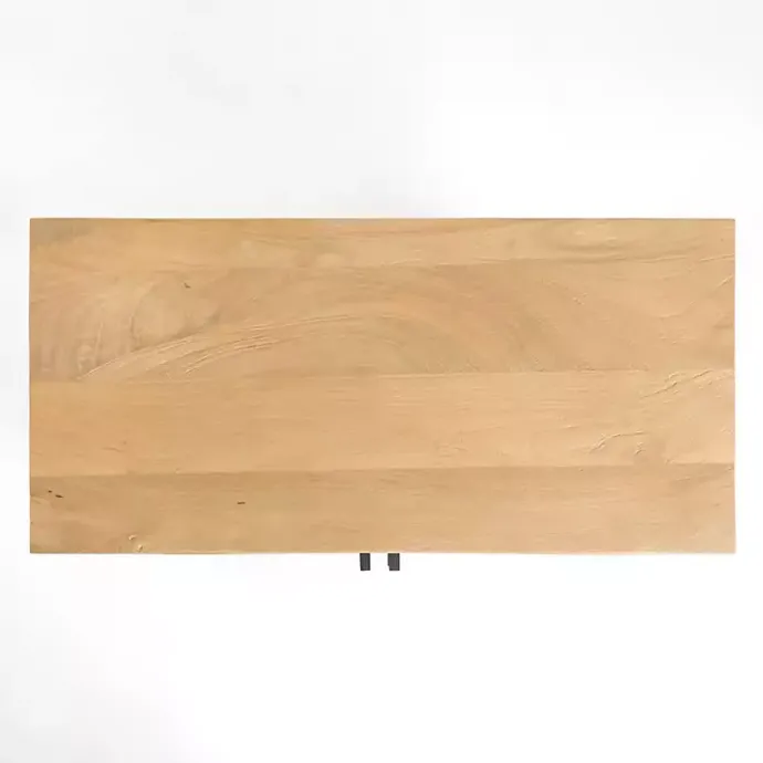 Outlet Kirklands Home Natural Arch Cane and Wood Cabinet Tan