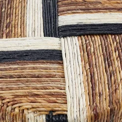 Kirklands Home Natural Banana Leaf Wrapped Accent Table