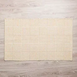 Clearance Kirklands Home Natural Basketweave Scatter Rug Tan