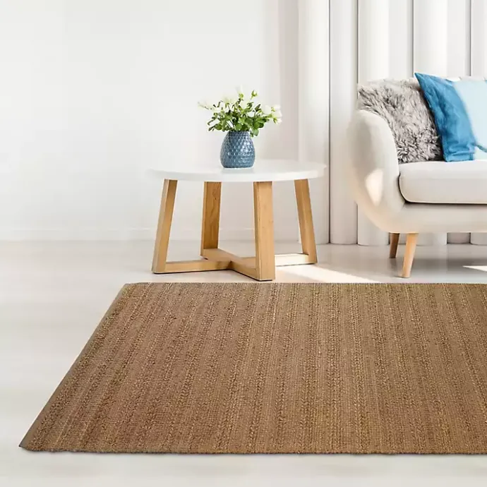 Sale Kirklands Home Natural Braided Jute Area Rug, 5x7 Brown