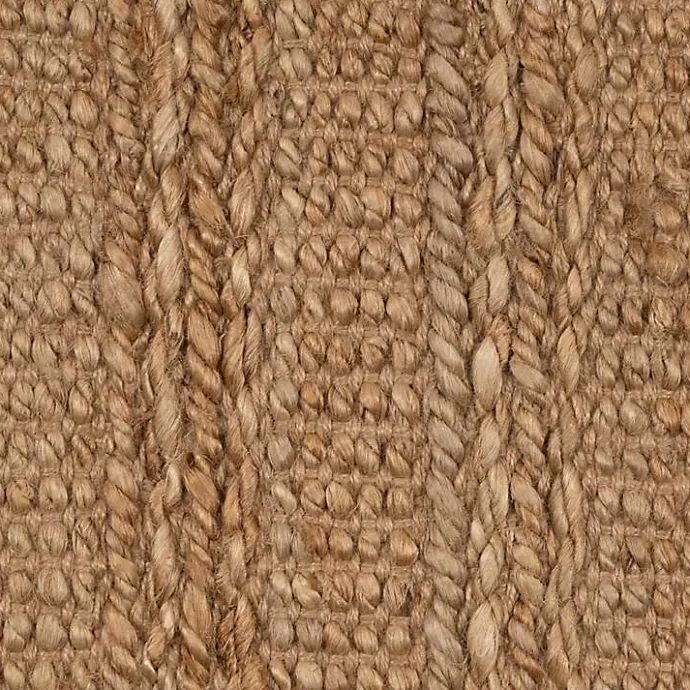 Sale Kirklands Home Natural Braided Jute Area Rug, 5x7 Brown