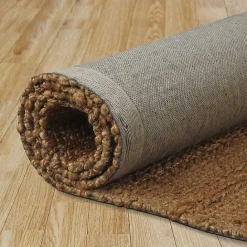 Sale Kirklands Home Natural Braided Jute Area Rug, 5x7 Brown