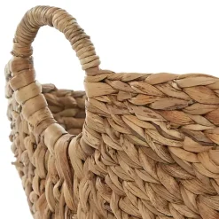 Best Kirklands Home Natural Braided Seagrass Basket Tan
