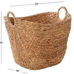 Best Kirklands Home Natural Braided Seagrass Basket Tan