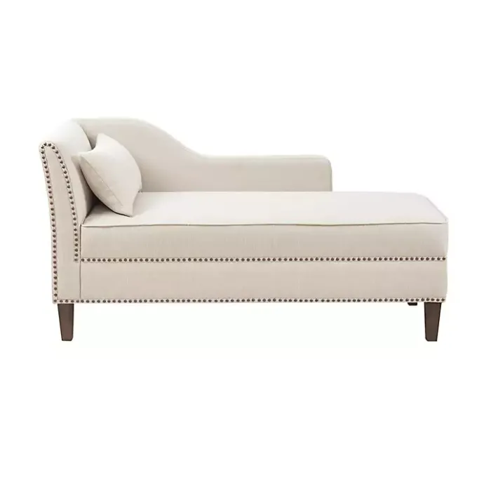 Discount Kirklands Home Natural Brett Accent Chaise Lounge Tan