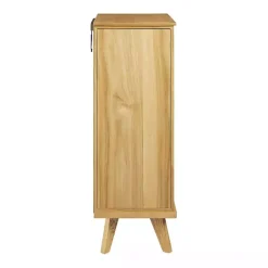 Clearance Kirklands Home Natural Cane Jewelry Armoire Tan