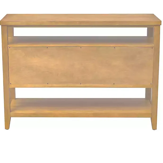Best Kirklands Home Natural Cane Martha Sterwart Console Table Tan