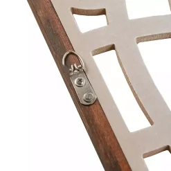 Online Kirklands Home Natural Carved Damask Wooden Wall Plaque Tan