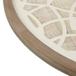 Online Kirklands Home Natural Carved Wood Medallion Round Wall Plaque Tan