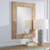 Sale Kirklands Home Natural Chevron Wood Wall Mirror