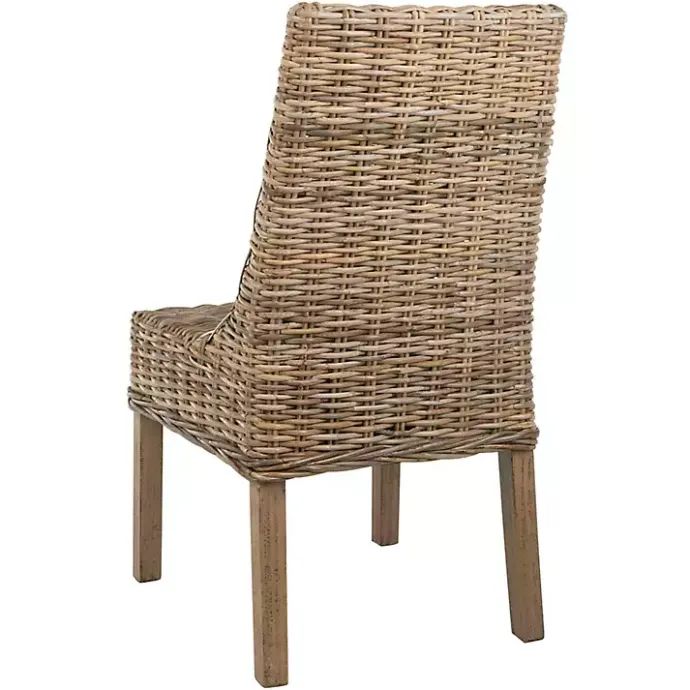 Kirklands Home Natural Coastal Rat 2-pc. Dining Chair Set Tan