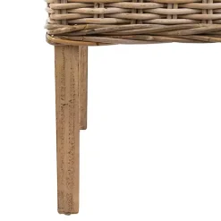 Kirklands Home Natural Coastal Rat 2-pc. Dining Chair Set Tan