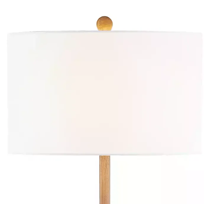 Best Kirklands Home Natural Contemporary Floor Lamp White