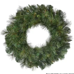 Best Kirklands Home Natural Deluxe Belgium Pine Wreath, 24 in. Green