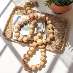 Online Kirklands Home Natural Dried Gourd Garland Tan