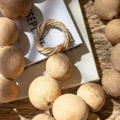 Online Kirklands Home Natural Dried Gourd Garland Tan