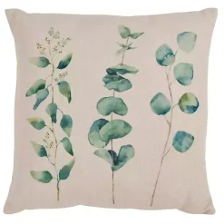 Best Kirklands Home Natural Eucalyptus Print Pillow