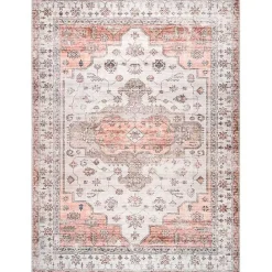 Best Kirklands Home Natural Faded Vintage Washable Area Rug, 3x5