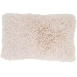 Online Kirklands Home Natural Faux Fur Lumbar Pillow Tan
