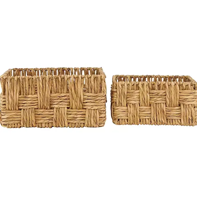 Best Kirklands Home Natural Fibers 2-pc. Jute Basket Set Brown