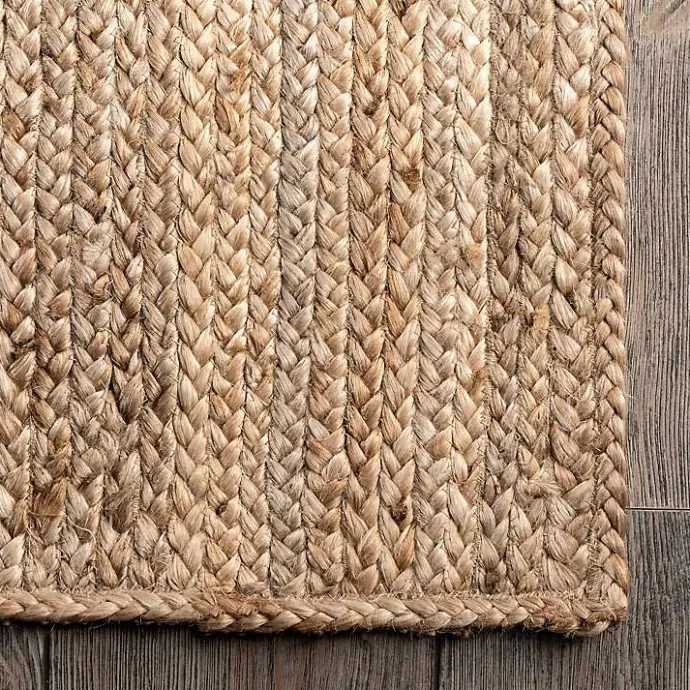 Sale Kirklands Home Natural Hand Woven Rigo Jute Area Rug, 10x13 Tan