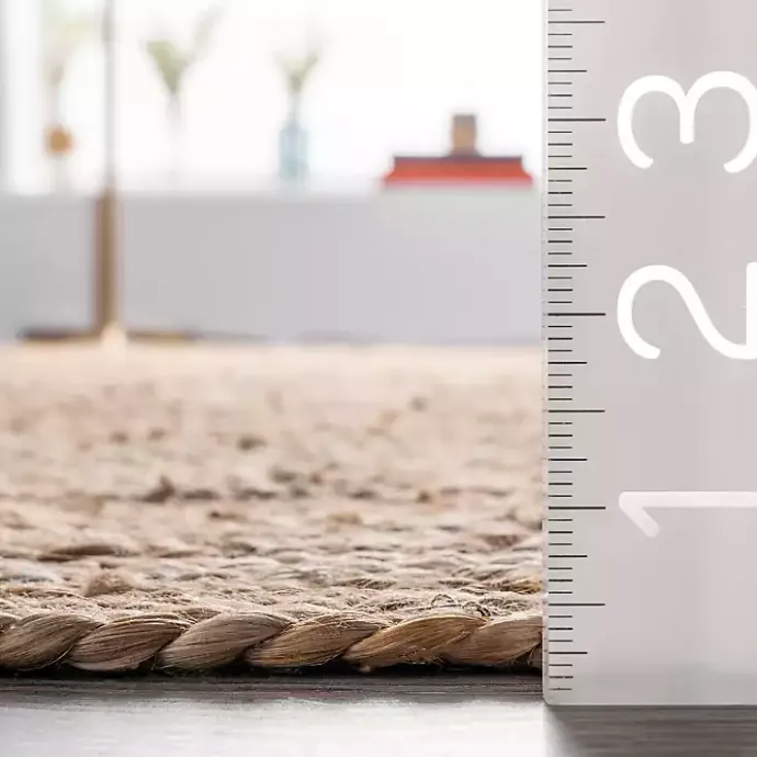 Sale Kirklands Home Natural Hand Woven Rigo Jute Area Rug, 10x13 Tan