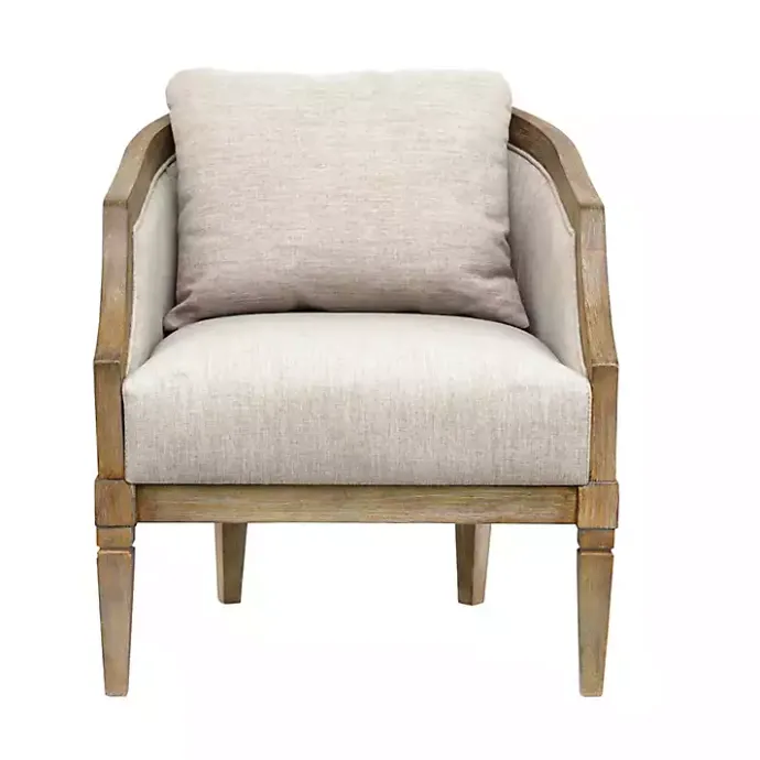 Outlet Kirklands Home Natural Hemp Martha Stewart Accent Chair Tan