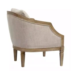 Outlet Kirklands Home Natural Hemp Martha Stewart Accent Chair Tan
