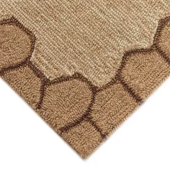 Outlet Kirklands Home Natural Honeycomb & Bees Outdoor Accent Rug