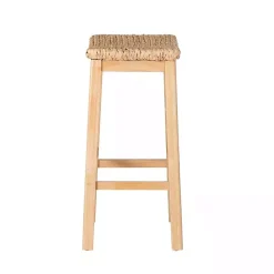 Clearance Kirklands Home Natural Hyacinth Haysom Bar Stool Tan