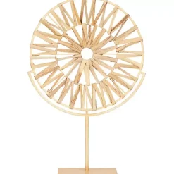 Clearance Kirklands Home Natural Hyacinth Sunburst Sculpture Tan